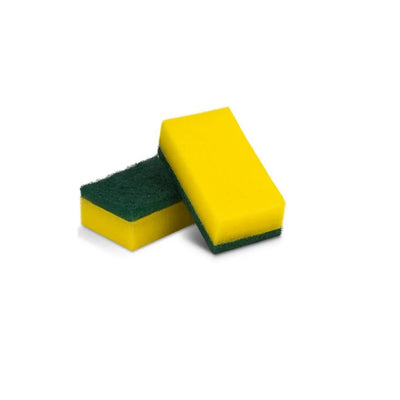 ESPONJA DUPLA FACE VERDE/AMARELO POP BULK 100x71x20MM NOBRE