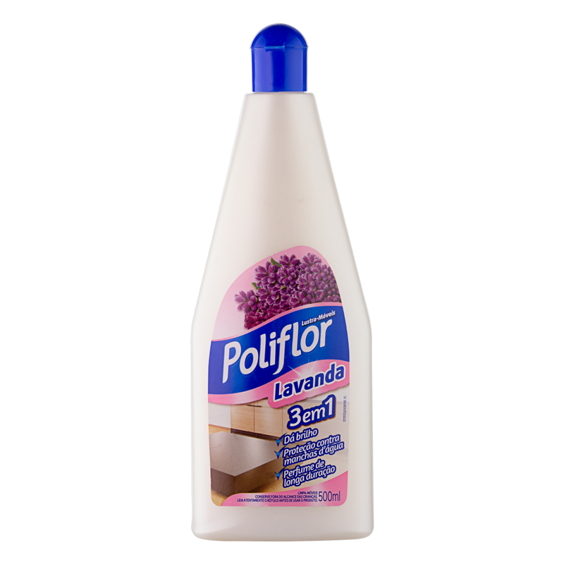 LUSTRA MOVEIS POLIFLOR 500ML LAVANDA