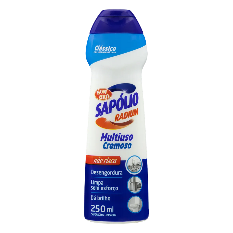 SAPONACEO CREMOSO CLASSICO BOMBRIL 250ML SAPOLIO RADIUM