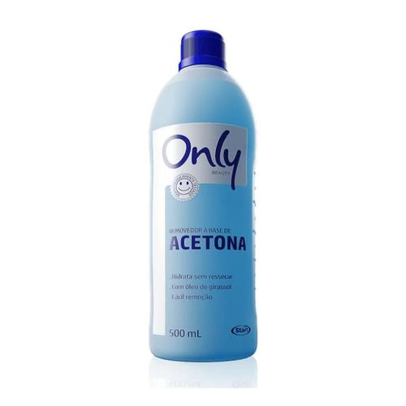 REMOVEDOR BASE DE ACETONA ONLY 6X500ML