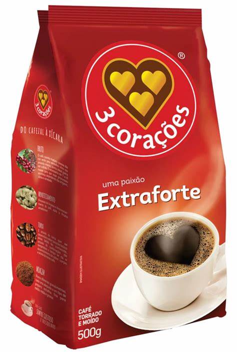 CAFE 3 CORACOES EXTRA FORTE 500G