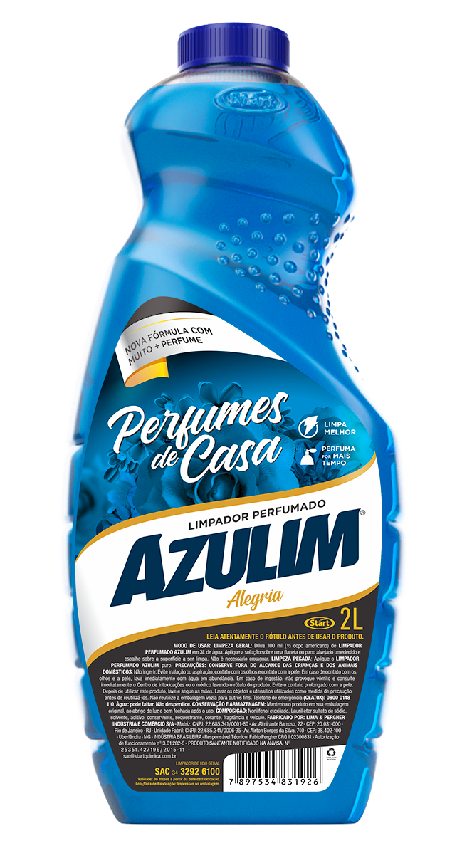 LIMPADOR PERFUMADO ALEGRIA 2L AZULIM