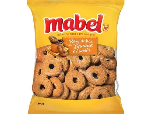 BISCOITO ROSQUINHA MABEL BAN/CANELA 300G