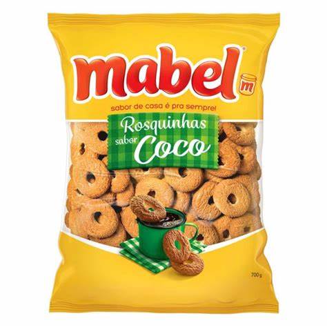BISCOITO ROSQUINHA MABEL COCO 600G