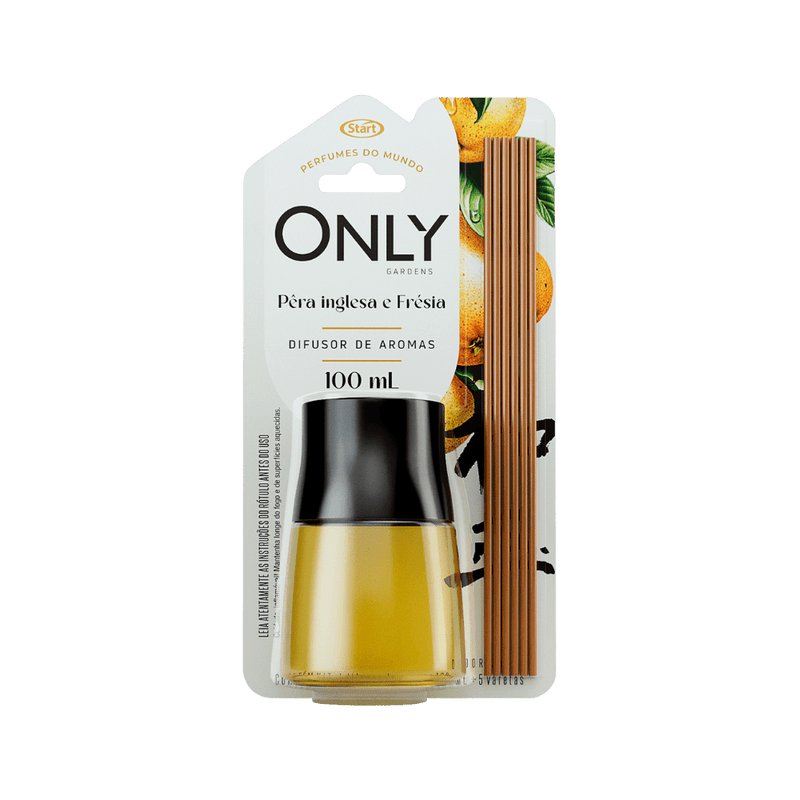 DIFUSOR DE AROMAS ONLY PERA INGLESA E FRESIA 100ML