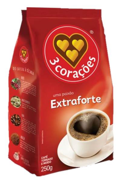 CAFE 3 CORACOES EXTRA FORTE 250G