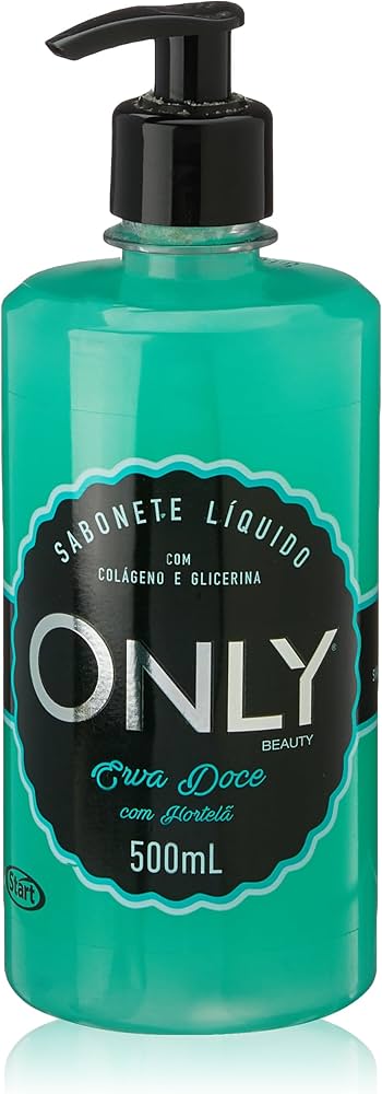 SABONETE LIQUIDO ERVA DOCE COM HORTELA ONLY 500ML