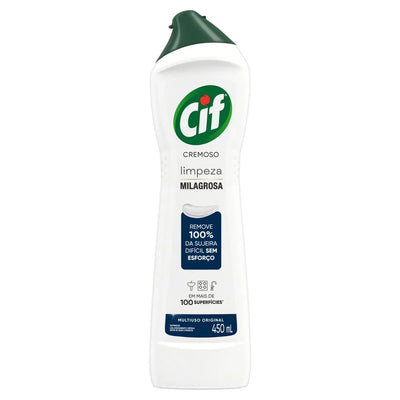 CIF CREMOSO BRANCO LIMPEZA PROFUNDA 450 ML