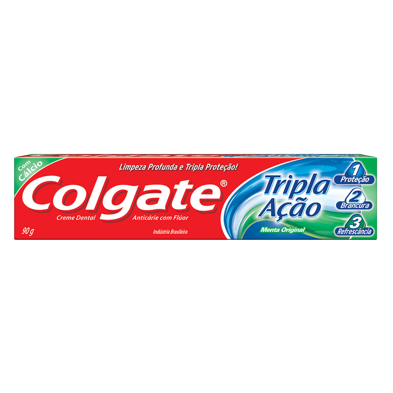 PASTA DE DENTE TR.ACAO ORIG 144/90G COLGATE