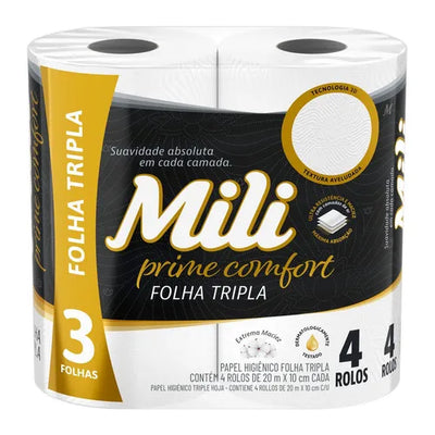 PAPEL HIG 20M F. TRIPLA PRIME COMFORT MILI 4 RLS