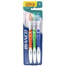 ESCOVA DE DENTE CLEAN ACTION MACIA 3X1 BIANCO