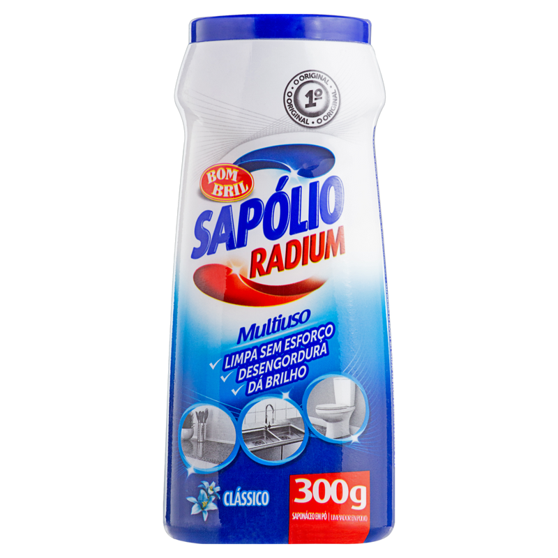 SAPONACEO EM PO CLASSICO BOMBRIL 300G SAPOLIO RADIUM