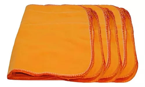 FLANELA M LARANJA 28X48 POLYLAR