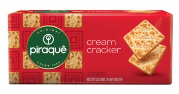 BISCOITO PIRAQUE CREAM CRACKER 184GR