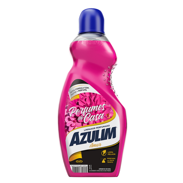 LIMPADOR PERFUMADO START AMOR 1L AZULIM