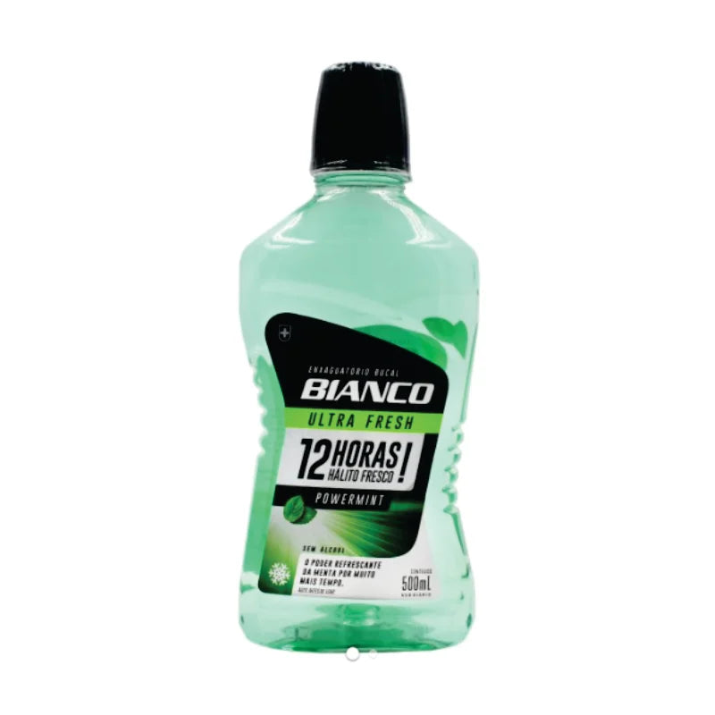 ENXAGUANTE BUCAL POWERMINT 500ML BIANCO