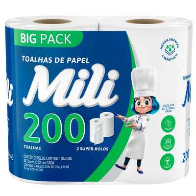 TOA DE PAPEL MILI 200FLS 2X100 FLS