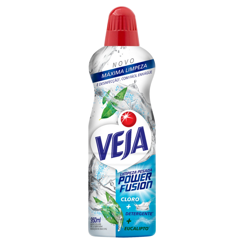 MULTIUSO VEJA LIMPEZA PESADA POWER FUSION EUCALIPTO 950ML