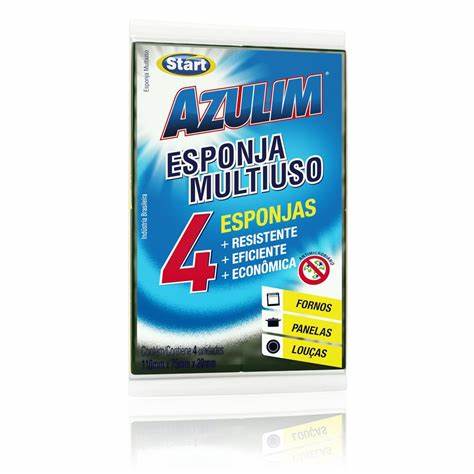 ESPONJA  ANTIRRISCO DUPLAFACE AZUL AZULIM