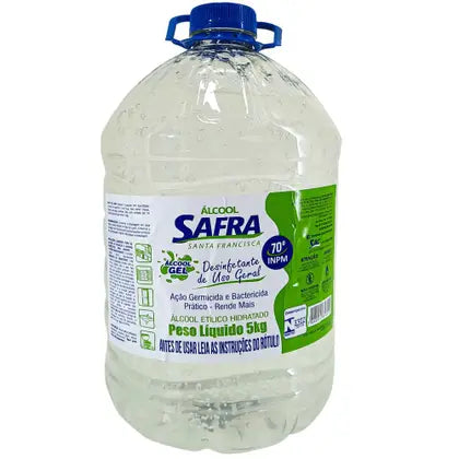 ALCOOL LIQUIDO 70 SAFRA 70 INPM HOSPITALAR 5L