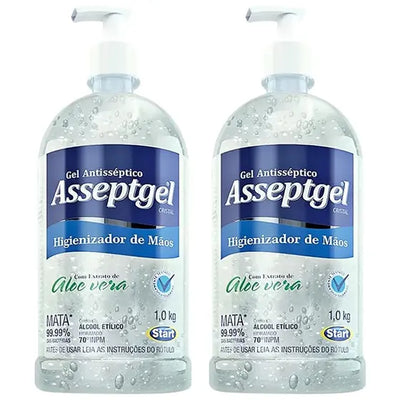 ALCOOL EM GEL ASSEPTGEL CRISTAL 1,0KG