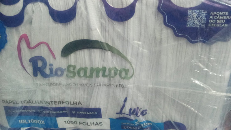 PAPEL TOA INTERF RIO SAMPA LUXO 20X23 1000FLS