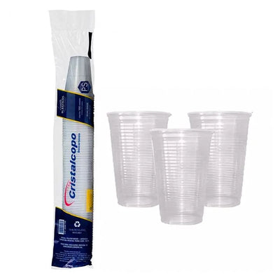 COPO DESCARTAVEL TRANSPARENTE PP 200ML C/ 100UN