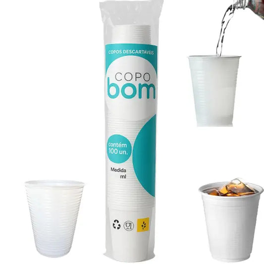 COPO BLISTER PS C/100 200ML COPOBOM