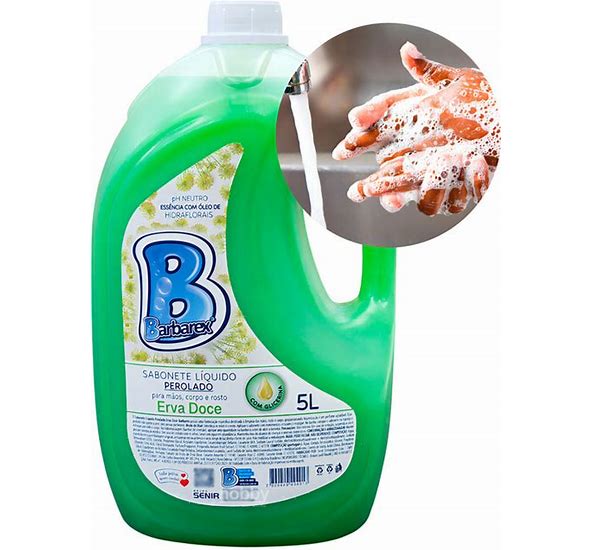SABONETE LIQ PEROLADO ERVA DOCE 5 LTRS -BIO KRISS BARBAREX