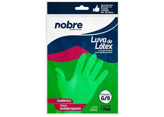 LUVA LATEX MULTIUSO VERDE G