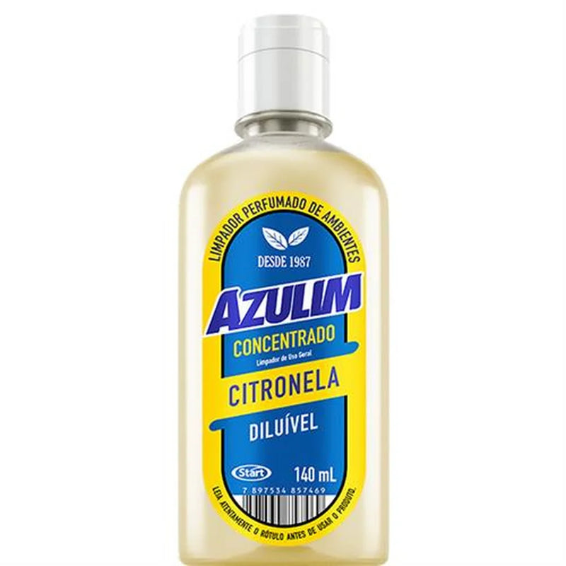 LIMPADOR CONCENTRADO PERFUMADO CITRONELA 140ML AZULIM