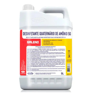 DESINFETANTE QUATERNARIO DE AMONIO 5G 5L GALENO