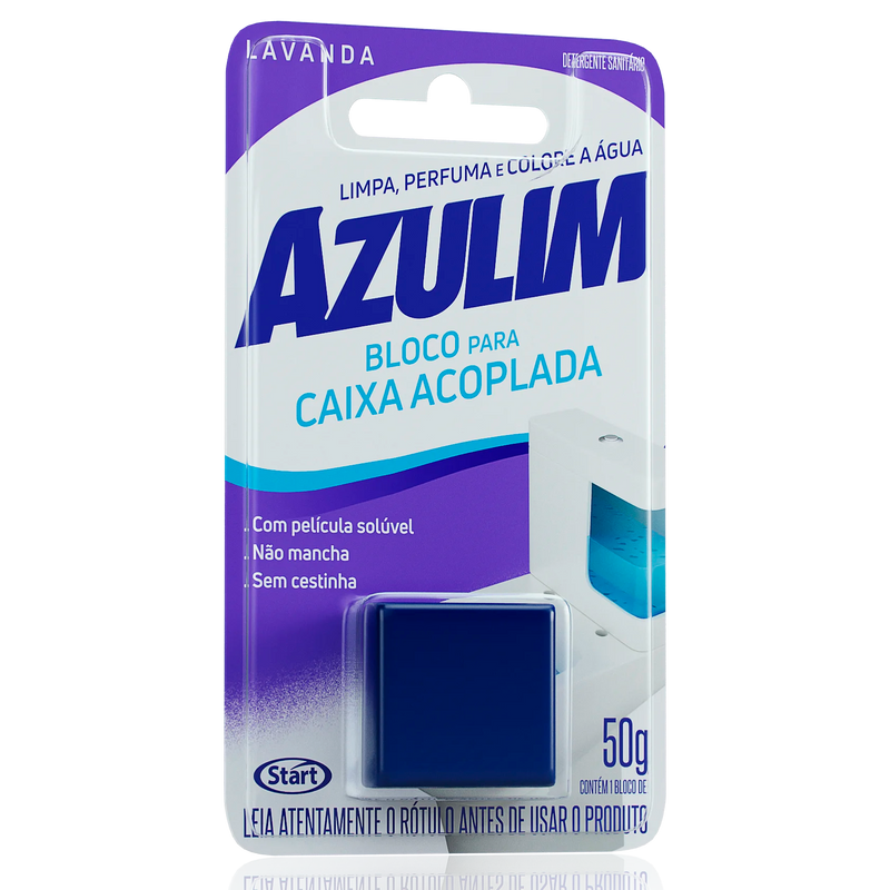 CX ACLOPADA DETERGENTE SANITARIO LAVANDA 50G AZULIM