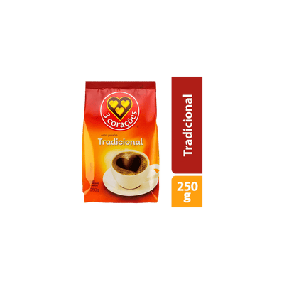 CAFE 3 CORACOES TRADICIONAL 250G