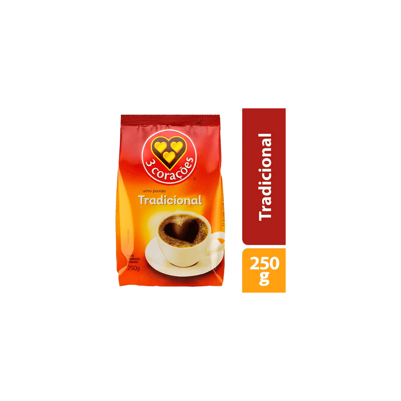 CAFE 3 CORACOES TRADICIONAL 250G